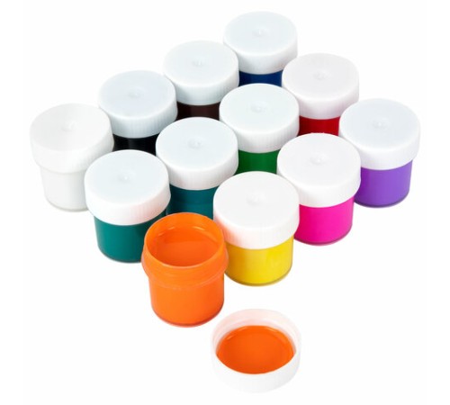 Краски акриловые для рисования и творчества 12 цветов по 20 мл, BRAUBERG, 192564