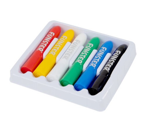 Аквагрим для лица и тела, 6 ярких цветов, FUNSTER (ФАНСТЕР), легко смываются, 192571