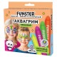 Аквагрим для лица и тела, 6 НЕОНОВЫХ цветов, FUNSTER (ФАНСТЕР), легко смываются, 192573