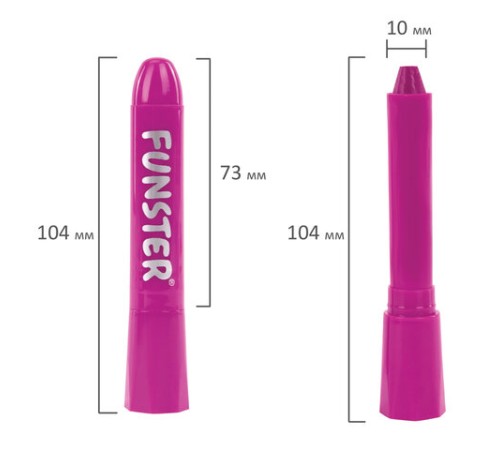 Аквагрим для лица и тела, 6 цветов МЕТАЛЛИК, FUNSTER (ФАНСТЕР), легко смываются, 192574