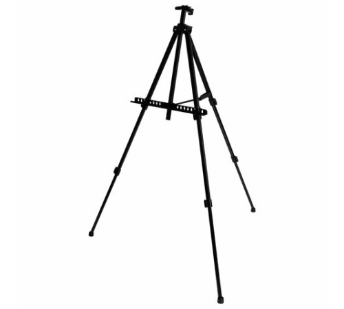 Мольберт-тренога металл переносной телескопический 110х164х91 см, чехол, BRAUBERG ART BASIC, 192576