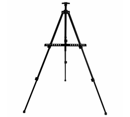 Мольберт-тренога металл переносной телескопический 110х164х91 см, чехол, BRAUBERG ART BASIC, 192576