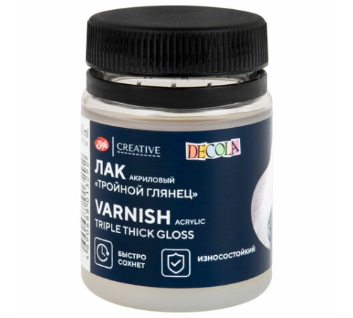 Лак акриловый тройной глянец 