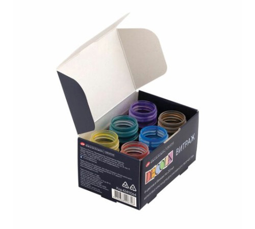 Краски акриловые для витража 