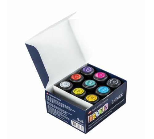 Краски акриловые для витража с контуром 