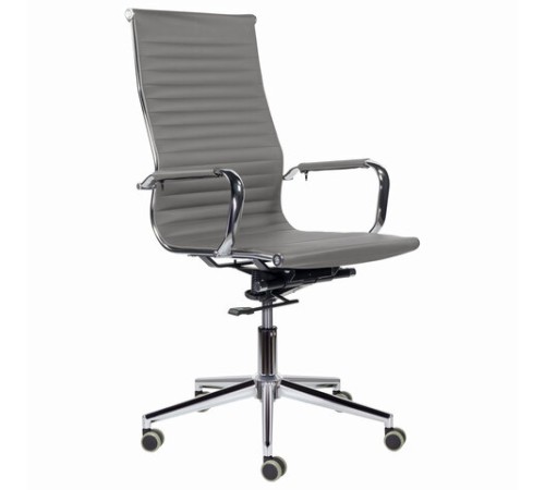 Кресло офисное BRABIX PREMIUM "Intense EX-531", экокожа, хром, темно-серое, 532542 Кресло офисное BRABIX PREMIUM "Intense EX-531", экокожа, хром, темно-серое, 532542