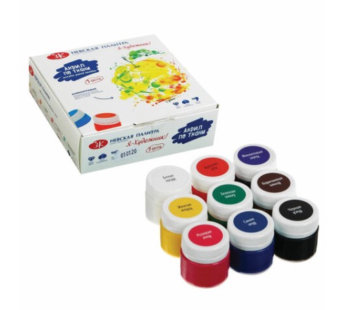 Краски по ткани акриловые 