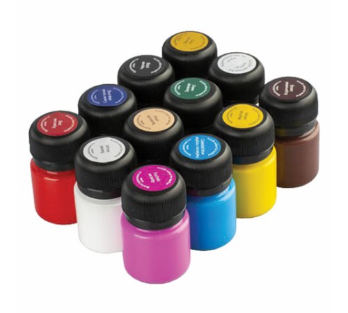 Краски акриловые по коже 