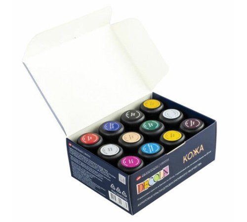 Краски акриловые по коже 