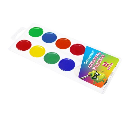 Краски акварельные BRAUBERG 