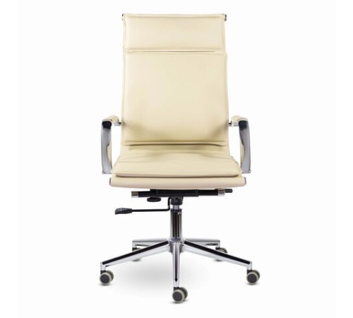 Кресло офисное BRABIX PREMIUM "Kayman EX-532", экокожа, хром, бежевое, 532544 Кресло офисное BRABIX PREMIUM "Kayman EX-532", экокожа, хром, бежевое, 532544