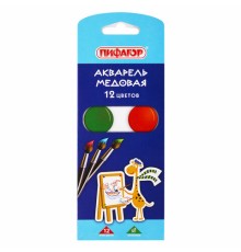 Краски акварельные ПИФАГОР 