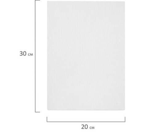 Холсты на картоне НАБОР 10 штук (20х30 см), хлопок, грунт, 280 г/м2, BRAUBERG ART CLASSIC, 192659, 192658