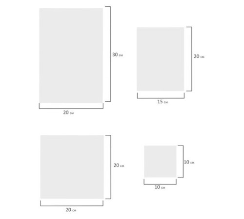Холсты на картоне НАБОР 30 штук в коробе, хлопок, грунт, 280 г/м2, BRAUBERG ART CLASSIC, 192663