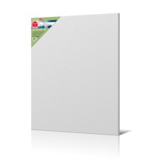 Холст на подрамнике BRAUBERG ART BASIC, 50х60 см, 280 г/м2, хлопок, мелкое зерно, грунт, 192668