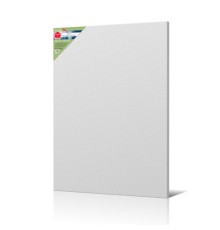 Холст на подрамнике BRAUBERG ART BASIC, 60х80 см, 280 г/м2, хлопок, мелкое зерно, грунт, 192669