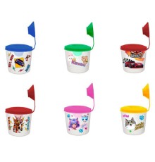 Стакан-непроливайка с крышкой, рисунок на корпусе, цвет АССОРТИ, СН-15