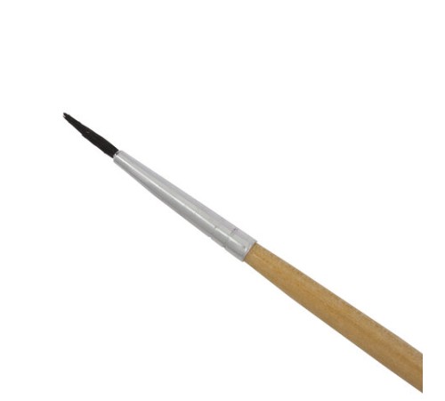 Кисть BRAUBERG, белка, круглая, № 1, 200178