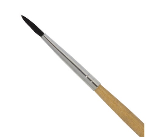 Кисть BRAUBERG, белка, круглая, № 2, 200179