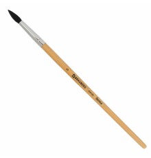 Кисть BRAUBERG, белка, круглая, № 5, 200182