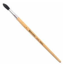 Кисть BRAUBERG, белка, круглая, № 7, 200184