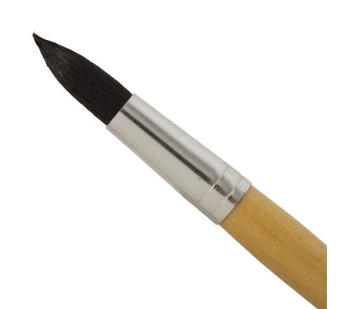 Кисть BRAUBERG, белка, круглая, № 10, 200187