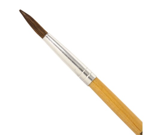 Кисть BRAUBERG, пони, круглая, № 4, 200190