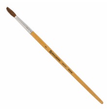 Кисть BRAUBERG, пони, круглая, № 5, 200191