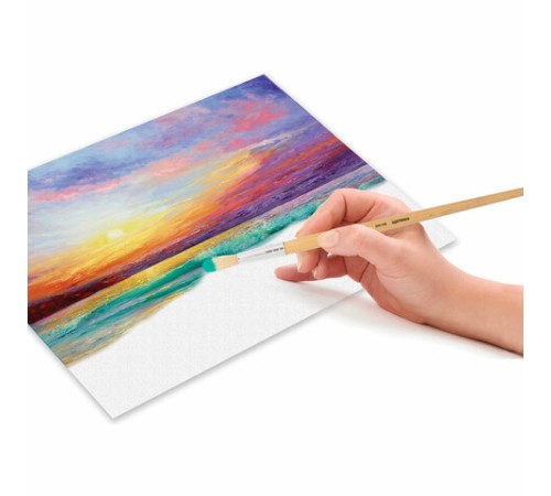 Кисть BRAUBERG, щетина, круглая, № 7, 200198