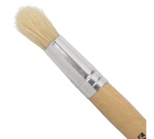 Кисть BRAUBERG, щетина, круглая, № 12, 200200
