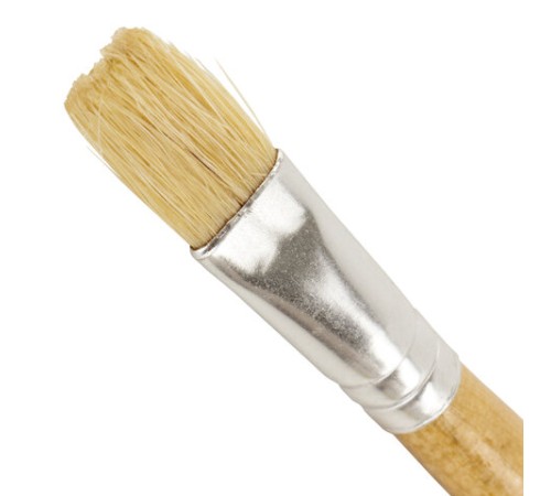 Кисть BRAUBERG, щетина, плоская, № 12, 200204