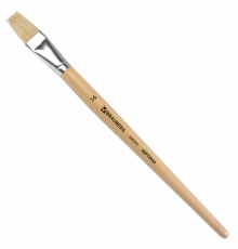 Кисть BRAUBERG, щетина, плоская, № 16, 200205