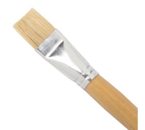 Кисть BRAUBERG, щетина, плоская, № 22, 200207