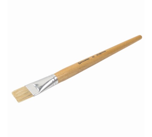 Кисть BRAUBERG, щетина, плоская, № 22, 200207