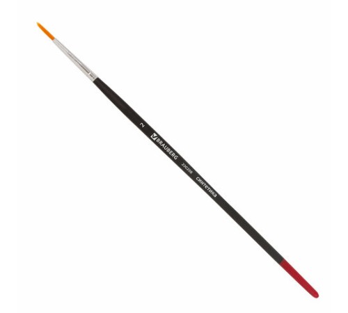 Кисть BRAUBERG, синтетика, круглая, № 2, 200208