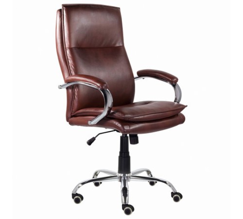 Кресло офисное BRABIX PREMIUM "Cuba EX-542", экокожа, коричневое, 532550 Кресло офисное BRABIX PREMIUM "Cuba EX-542", экокожа, коричневое, 532550