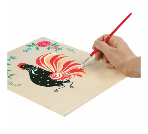 Кисти ПИФАГОР, набор 3 шт. (БЕЛКА: круглая № 3; КОЗА: круглая № 4; ЩЕТИНА: плоская № 6), пакет с европодвесом, 200229