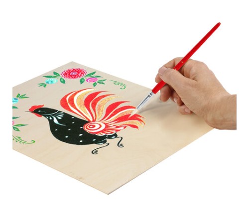 Кисти ПИФАГОР, набор 5 шт. (БЕЛКА: круглая № 3; КОЗА: круглые № 6, 8; ПОНИ: круглые № 2, 5), пакет с европодвесом, 200231