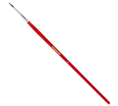 Кисти ПИФАГОР, набор 5 шт. (БЕЛКА: круглая № 3; КОЗА: круглые № 6, 8; ПОНИ: круглые № 2, 5), пакет с европодвесом, 200231