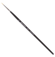 Кисть художественная проф. BRAUBERG ART CLASSIC, синтетика жесткая, круглая, № 00, короткая ручка, 200642