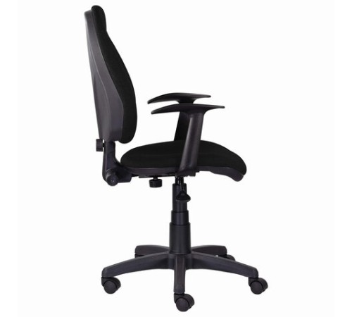 Кресло BRABIX "Comfort MG-321", регулируемая эргономичная спинка, ткань, черное, 532556 Кресло BRABIX "Comfort MG-321", регулируемая эргономичная спинка, ткань, черное, 532556