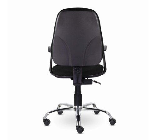 Кресло BRABIX "Comfort MG-322", хром, регулируемая эргономичная спинка, ткань, черное, 532558 Кресло BRABIX "Comfort MG-322", хром, регулируемая эргономичная спинка, ткань, черное, 532558