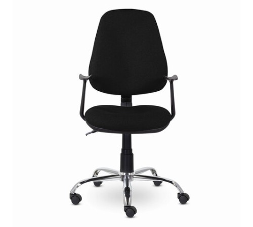 Кресло BRABIX "Comfort MG-322", хром, регулируемая эргономичная спинка, ткань, черное, 532558 Кресло BRABIX "Comfort MG-322", хром, регулируемая эргономичная спинка, ткань, черное, 532558