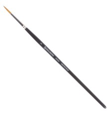 Кисть художественная профессиональная BRAUBERG ART CLASSIC, синтетика мягкая под колонок, круглая, № 3, короткая ручка, 200688