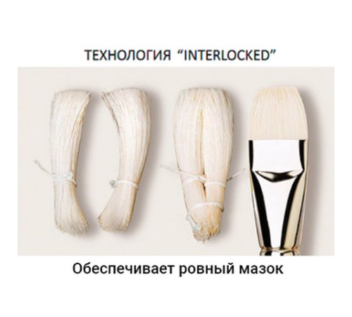 Кисть художественная профессиональная BRAUBERG ART CLASSIC, щетина, плоская, № 20, длинная ручка, 200722