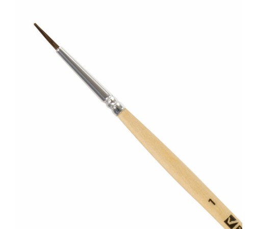 Кисть BRAUBERG, пони, круглая, №1, 200840