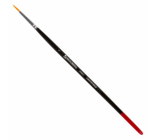 Кисть BRAUBERG синтетика, круглая, №1, 200851