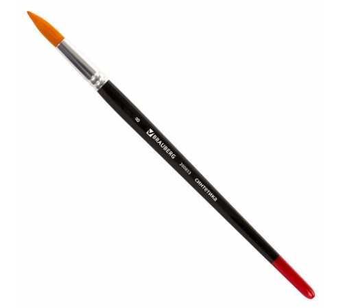 Кисть BRAUBERG синтетика, круглая, №8, 200853