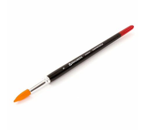 Кисть BRAUBERG синтетика, круглая, №9, 200854