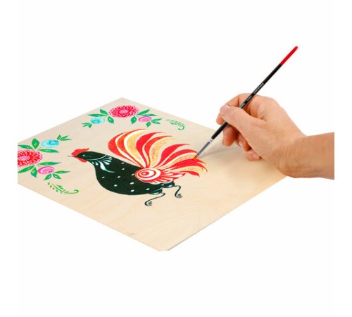 Кисть BRAUBERG синтетика, плоская, №1, 200864